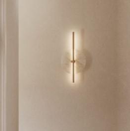 Бра Aromas del Campo Бра Point латунный металл с диском из алебастра арт. 214836