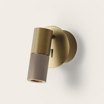 Бра Aromas del Campo Бра Tura C бежевая кожа/золотой металл арт. 481305