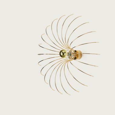 Бра Aromas del Campo Бра Spider 52 см глянцевое золотое арт. 036277