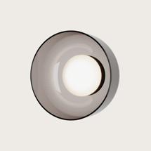 Бра Aromas del Campo Настенный светильник Ipon черный металл, серый плафон арт. 414935