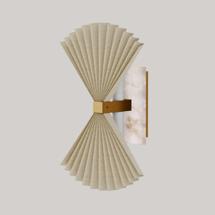 Бра Aromas del Campo Настенный светильник Hita состаренное золото/белый мрамор арт. 481549