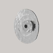 Бра Aromas del Campo Круглый настенный светильник Lida матовый черный 30 см арт. 481533