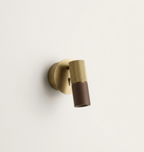 Бра Aromas del Campo Бра Tura C темно-коричневая кожа/золотой металл арт. 434557