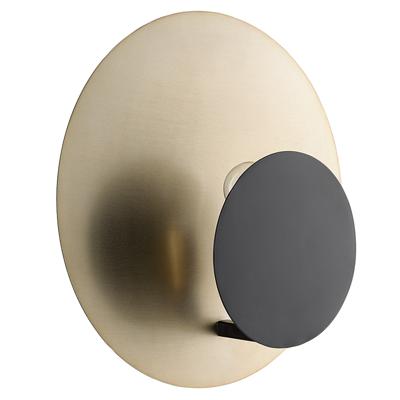 Бра Bergenson Bjorn Светильник настенный stone, D35,5х15,5 см, черный/золотистый арт. BB0000444