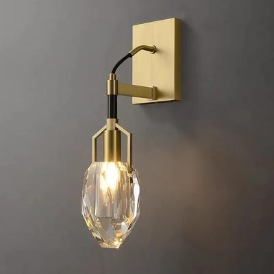 Бра Delight Collection Настенный светильник 8960-1W brass/clear арт. 8960-1W brass/clear