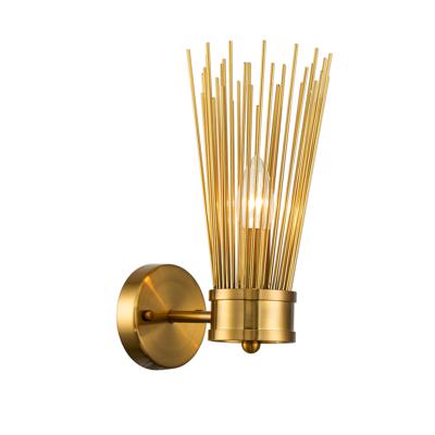 Бра Delight Collection Настенный светильник Romeo 1 brass арт. KM1239W-1 brass
