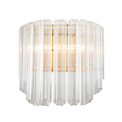 Бра Delight Collection Настенный светильник Vittoria 2C brass/clear арт. KG0769W-2C brass