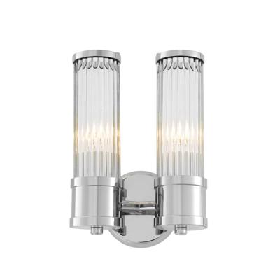 Бра Delight Collection Настенный светильник Allen 7001-2 nickel арт. BRWL7001-2-NP