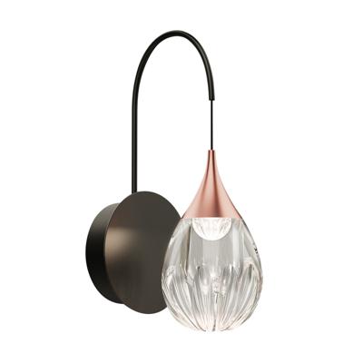 Бра Delight Collection Настенный светильник MB24001004-1A copper/clear арт. MB24001004-1A copper/clear