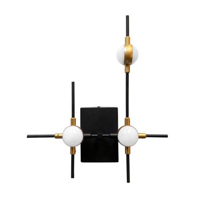 Бра Delight Collection Настенный светильник Molecular 3 black/gold арт. MB18001067-3A  black/gold