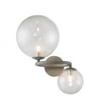 Бра Delight Collection Настенный светильник Wendt 2 grey/clear арт. KG1202W-2 grey/clear