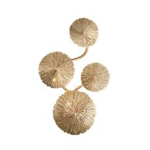 Бра Delight Collection Настенный светильник Nabila 10 black/gold арт. 10260W/4 gold