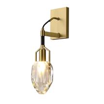 Бра Delight Collection Настенный светильник 8960-1W brass/clear арт. 8960-1W brass/clear