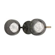 Бра Delight Collection Настенный светильник MT9128-2W black/smoke арт. MT9128-2W pearl black/smoke