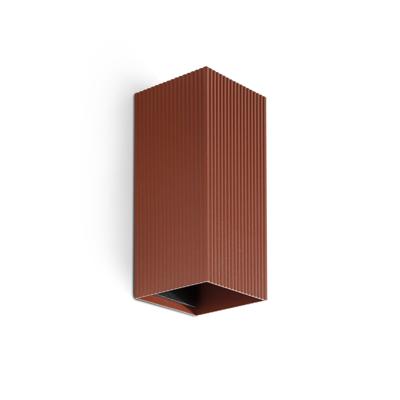 Бра Faro Настенный светильник LUNE квадратный терракотовый с рифлением 2xGU10 арт. 220763