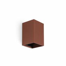 Бра Faro LUNE Терракотовый квадратный настенный светильник с рифлением 1xGU10 арт. 220731