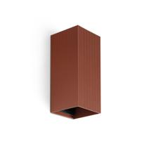 Бра Faro Настенный светильник LUNE квадратный терракотовый с рифлением 2xGU10 арт. 220763