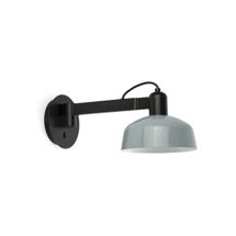 Бра Faro Настенный светильник TATAWIN серо-голубой 1xE27 арт. 219563