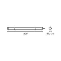 Бра Faro Настенный светильник SCUBA UGR 1200mm черный 36W 4000K CRI90 50° CASAMBI арт. 187791