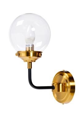 Бра Garda Decor K2KG0521W-1 Бра Сфера (Simple) S латунь, стекло прозр. 15*23*h32 см арт. K2KG0521W-1