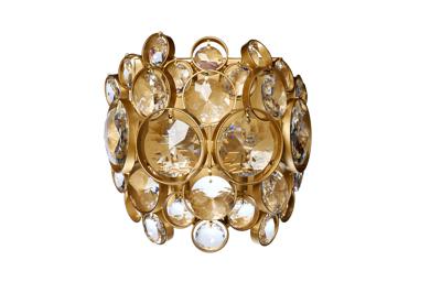 Бра Garda Decor K2KG1120W-1 Бра Блеск (Lustro) латунь/стекло прозрачное 22*13*h22см арт. K2KG1120W-1