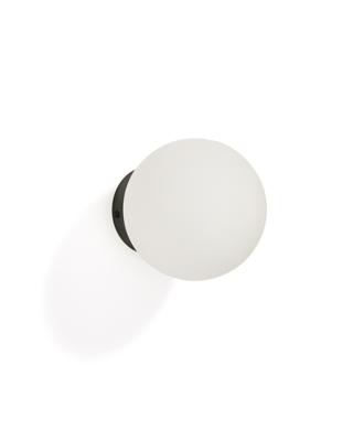 Бра La Forma (ех Julia Grup) Настенный светильник Brisia из черного металла со стеклянным шаром Ø15 см арт. 459039