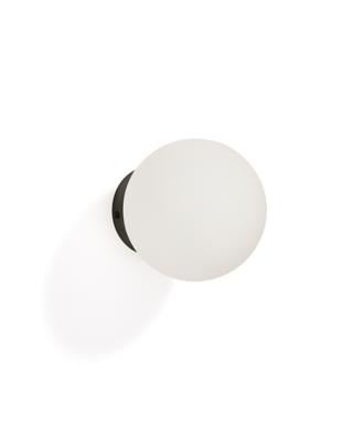 Бра La Forma (ех Julia Grup) Настенный светильник Brisia из черного металла со стеклянным шаром Ø15 см арт. 459039