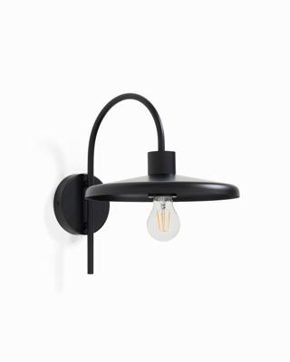 Бра La Forma (ех Julia Grup) Настенный светильник Nuvira из черного металла арт. 423982