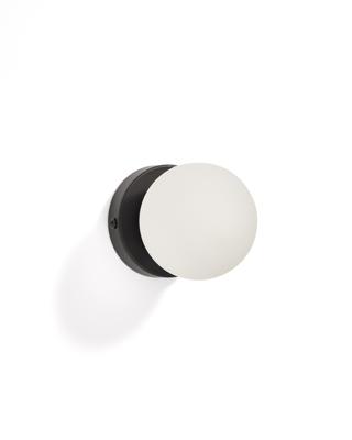 Бра La Forma (ех Julia Grup) Настенный светильник Brisia из черного металла со стеклянным шаром Ø8 см арт. 459037