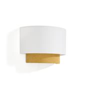 Бра La Forma (ех Julia Grup) Настенный светильник Bianella из хлопка и горчичного вельвета, Ø 40 см арт. 434755