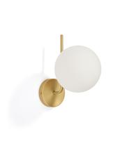 Бра La Forma (ех Julia Grup) Настенный светильник Brisia из металла в латунной отделке с плафоном Ø15 см арт. 451073