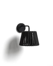 Бра La Forma (ех Julia Grup) Уличный настенный светильник Aldet из черной веревки и металла арт. 483095