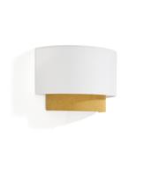 Бра La Forma (ех Julia Grup) Настенный светильник Bianella из хлопка и горчичного вельвета, Ø 40 см арт. 434755