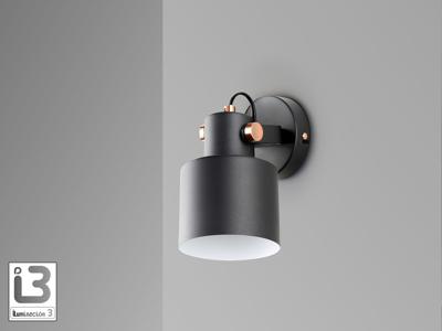 Бра Schuller Erika Бра 1L черный-медный арт. 292978