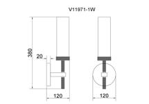 Бра Stool Group Светильник настенный Moderli V11971-1W Sienna арт. УТ000042440