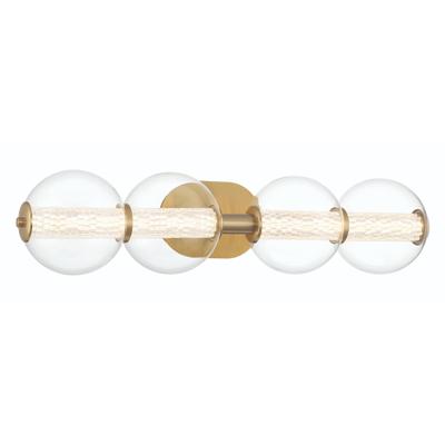 Бра ЯЯЯ Бра для ванных комнат Eurofase, Арт. QN-ATOMO-4W-BG арт. QN-ATOMO-4W-BG