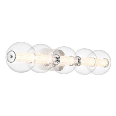 Бра ЯЯЯ Бра для ванных комнат Eurofase, Арт. QN-ATOMO-5W-PC арт. QN-ATOMO-5W-PC
