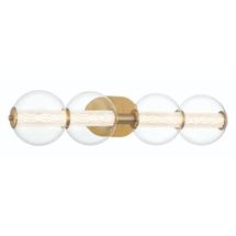 Бра ЯЯЯ Бра для ванных комнат Eurofase, Арт. QN-ATOMO-4W-BG арт. QN-ATOMO-4W-BG