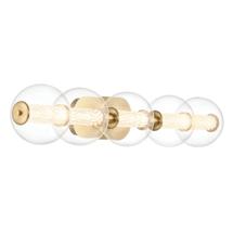 Бра ЯЯЯ Бра для ванных комнат Eurofase, Арт. QN-ATOMO-5W-BG арт. QN-ATOMO-5W-BG