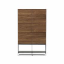 Буфет La Forma (ех Julia Grup) Vedrana Буфет из орехового шпона со стальными ножками 97,5 x 160 см арт. 157283