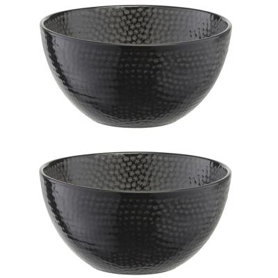 Чаша ЯЯЯ Набор чаш dots, 800 мл, черные, 2 шт. арт. LT_LJ_CBWDT_CRB_21