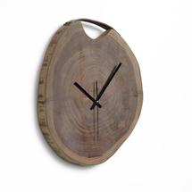 Часы La Forma (ех Julia Grup) Настенные часы Reva круглые из массива акации Ø 35 см арт. 109724