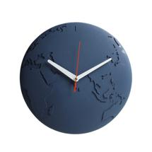 Часы QUALY Часы настенные world wide waste, темно-синие арт. QL10400-BU