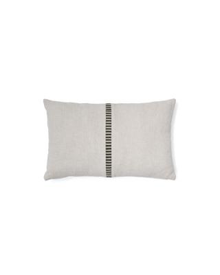 Чехол La Forma (ех Julia Grup) Ardit Чехол для подушки бежевого цвета с зеленой полосой 30 x 50 арт. 212120