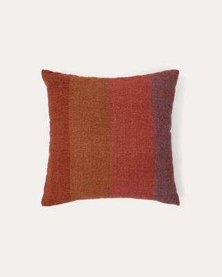 Чехол La Forma (ех Julia Grup) Чехол для подушки Taris из льна в красную полоску 50 x 50 см арт. 262095