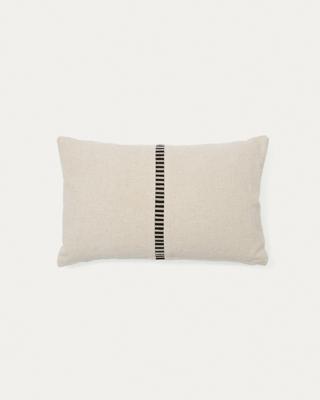 Чехол La Forma (ех Julia Grup) Ardit Чехол для подушки бежевого цвета с черной полосой 30 x 50 арт. 210714