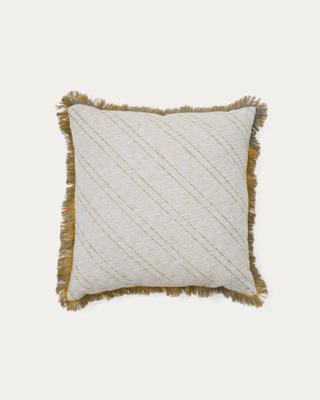 Чехол La Forma (ех Julia Grup) Cral Чехол для подушки из хлопка с разноцветной бахромой, 45 х 45 см арт. 211482