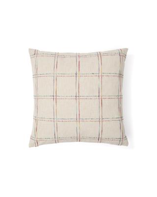 Чехол La Forma (ех Julia Grup) Nety Бежевый чехол для подушки с разноцветной клетчатой вышивкой 45 x 45 см арт. 261747