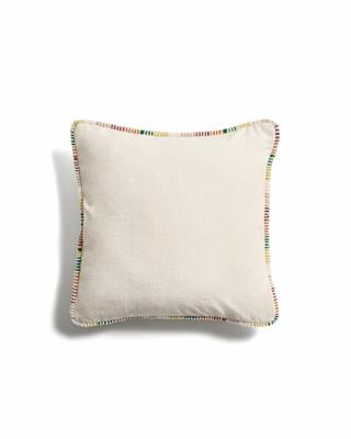 Чехол La Forma (ех Julia Grup) Чехол для подушки Enari из хлопка с разноцветной окантовкой, 50 x 50 см. арт. 481229