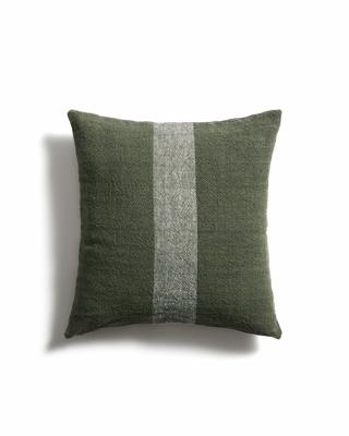 Чехол La Forma (ех Julia Grup) Чехол для подушки Nurei из зеленого хлопка и льна, 50 x 50 см арт. 481461